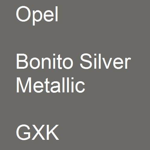 Opel, Bonito Silver Metallic, GXK.